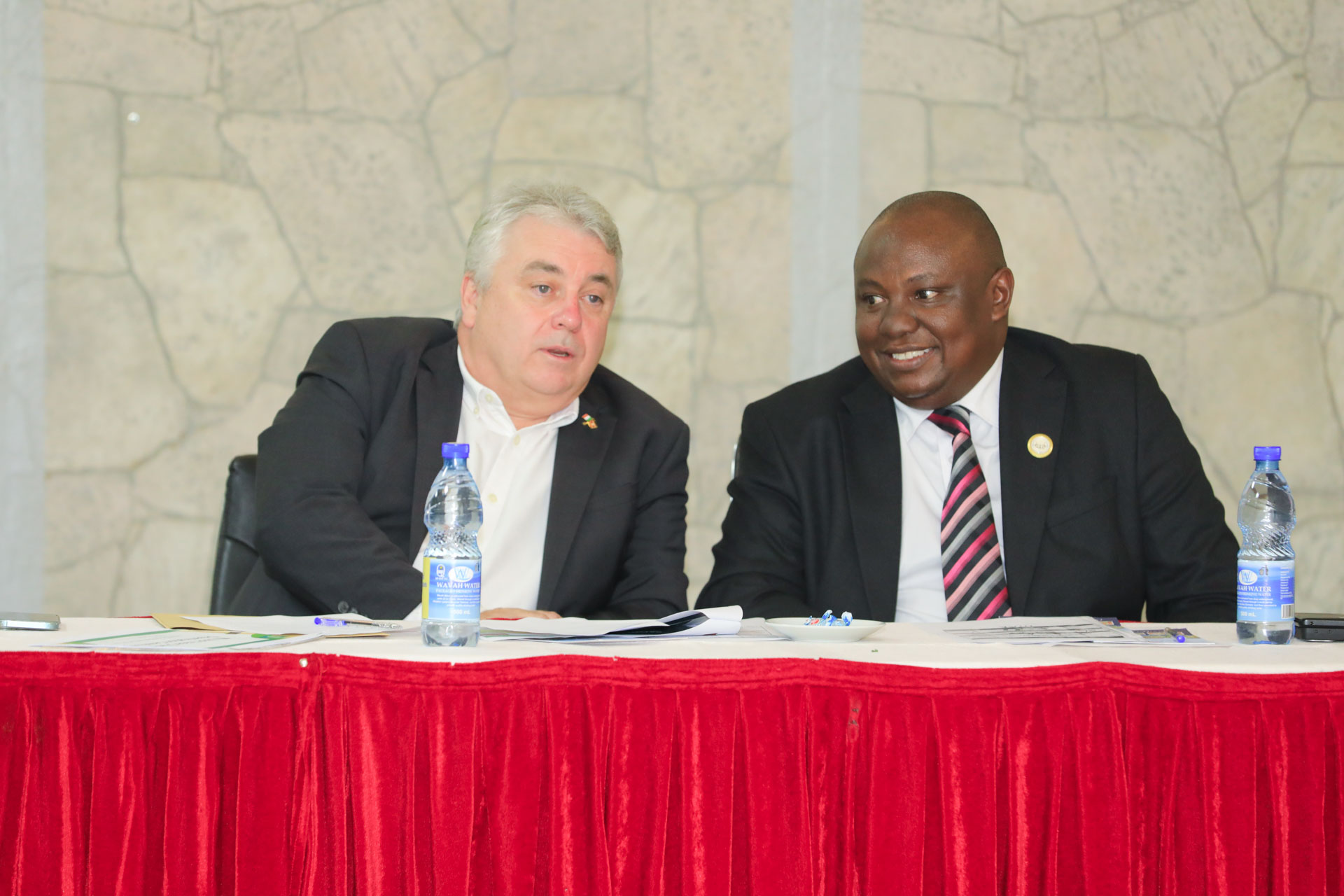 The Ambassador of Ireland to Uganda at the UIAA Tracer Study launch